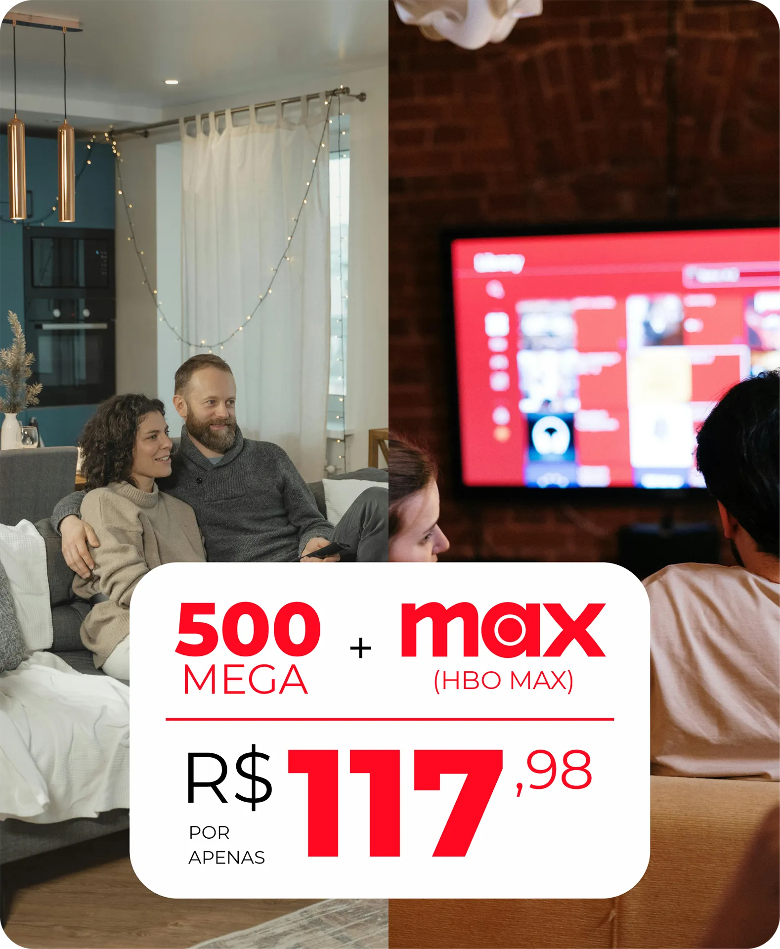 500 mega com HBO Max